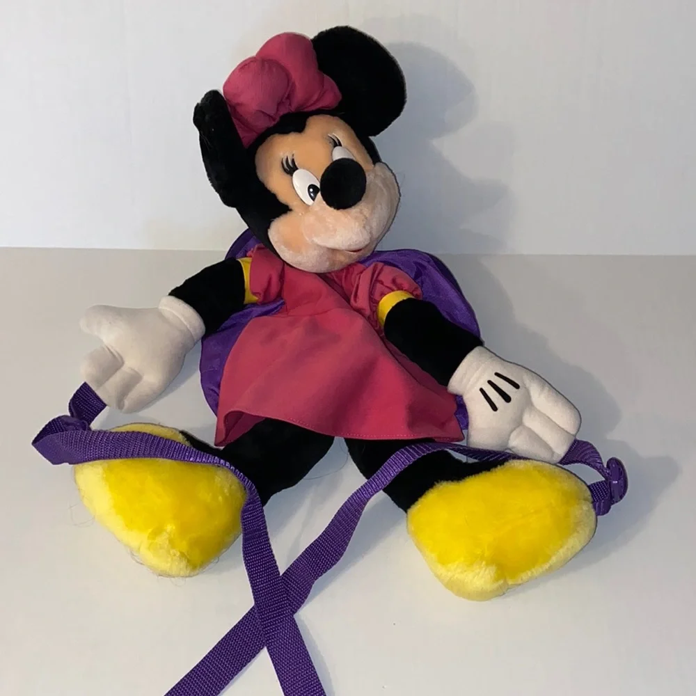 Disney Minnie Mouse Stuffed Plush Backpack